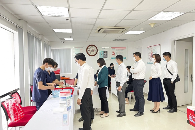 Kh&aacute;m sức khỏe c&ocirc;ng ty